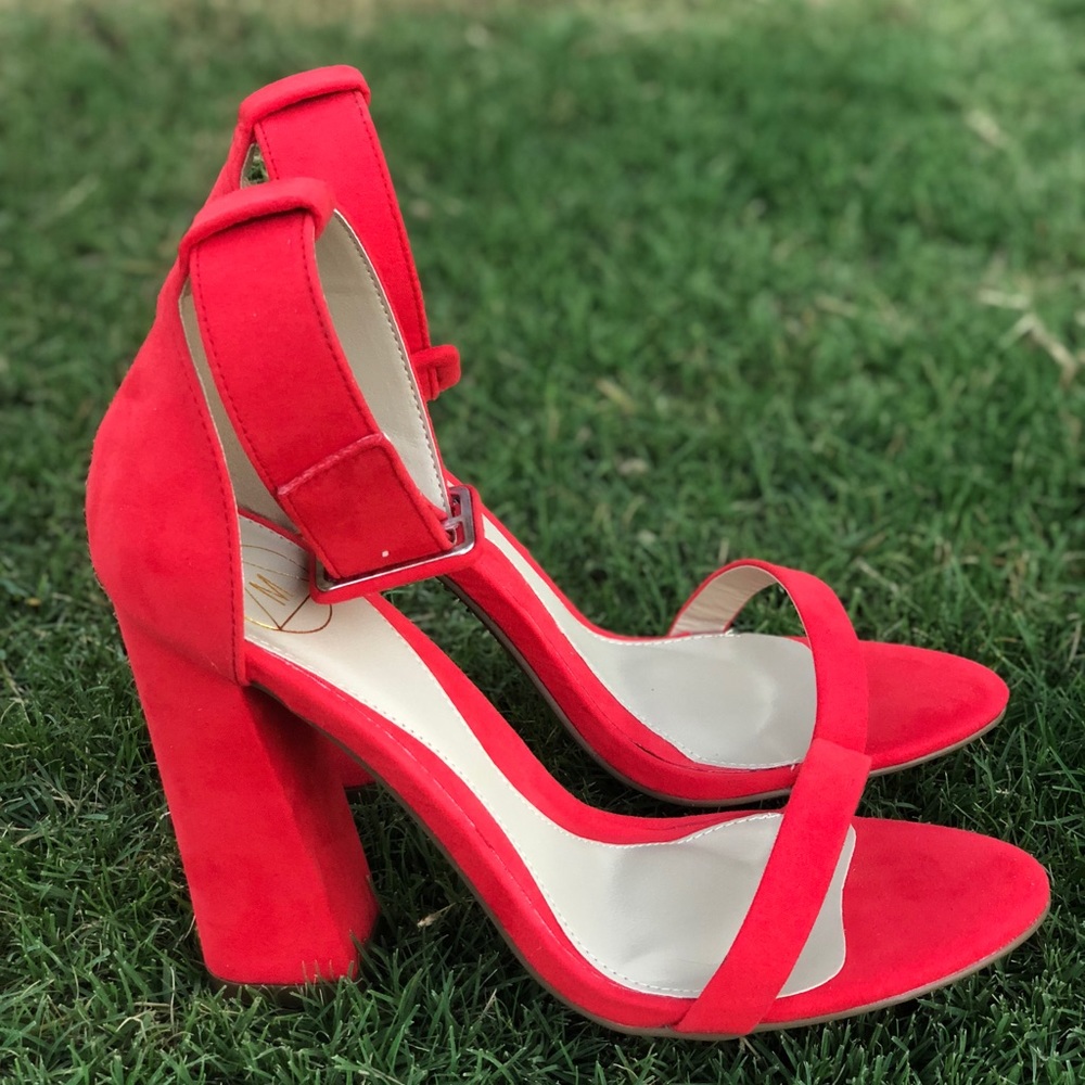 Brand New Red/Hot Pink Heels